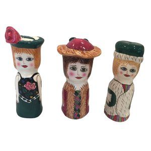Susan Paley by Ganz Bella Casa Colleen Maggie Marla  5" Salt & Pepper Shakers